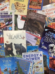 Science 20 hardcover board book paperback lot kids homeschool teacher Random - Foto 1 di 1