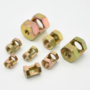 Nut open Fastening Thread Rod Hollow Tooth Tube Connector Lamps DIY Accessorie - Picture 1 of 5