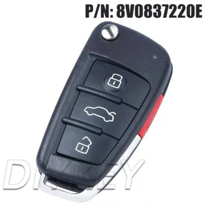 8V0837220E Smart Keyless Remote Key Fob for Audi A3 Q3 2013 14 15 16 2017 MQB48 Foto 1 de 3