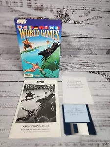 Vintage EPYX World Games IBM PC 3,5" Diskettenspiel - Bild 1 von 14