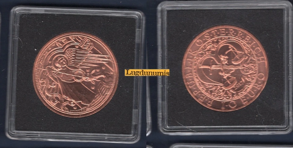 Autriche 10 Euro 2017 Anges - Messages du ciel I Ange gardien Michel - Photo 1/1