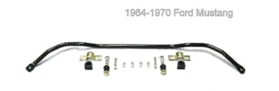 Ford Mustang Comet Falcon 1964-1970 Kit de instalación de barra estabilizadora delantera de ancho de stock 44" Foto 1 de 3