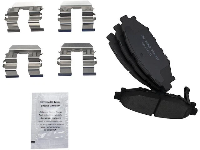 Rear TRQ Ceramic Brake Pads Brake Pad Set fits Subaru BRZ 2013-2016 17QGWM - Image 1 of 1