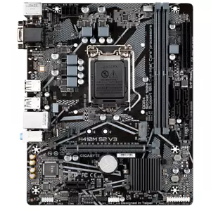 Gigabyte H410M-S2 V2/V3 Intel H410 LGA1200 MATX Support 10th Motherboard Tested - Picture 1 of 3