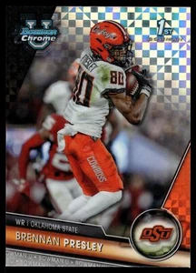 2023 Bowman Chrom University BRENNAN PRESLEY X-FRAKTOR REFRAKTOR #195 OKLAHOMA - Bild 1 von 2