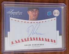 2012 Panini Signature Series - Rated Rookie Autograph Game Ball #114 Drew...