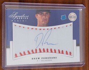 2012 Panini Signature Series - Rated Rookie Autograph Game Ball #114 Drew...