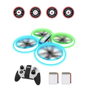 Kids Drone ABS 6.9in Altitude Hold Headless Mode 2 Batteries Safe Fun Toy - Picture 1 of 8