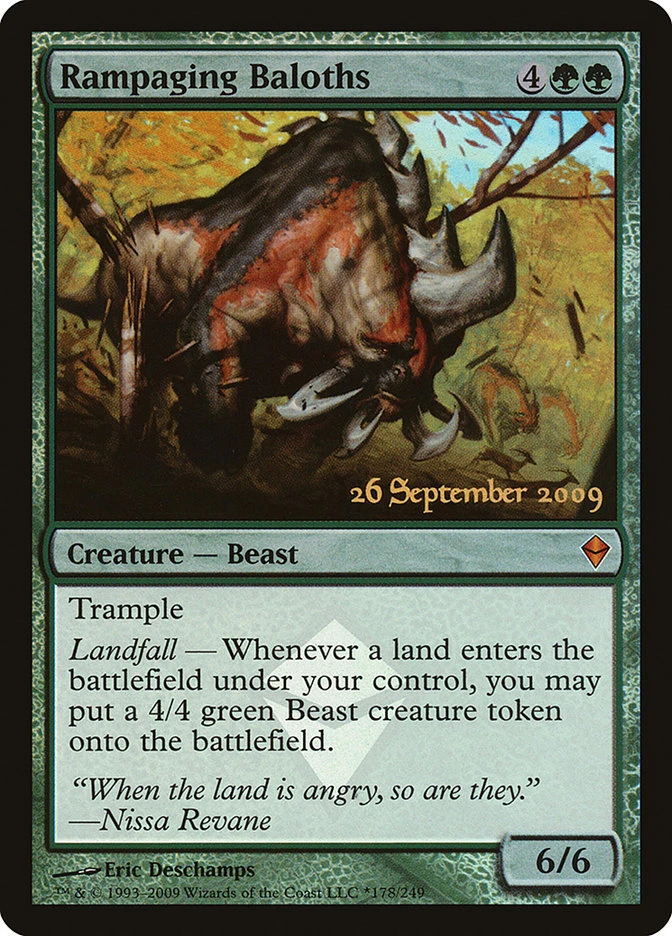 Rampaging Baloths (PZEN 178) Lightly Played Foil - MTG single - Image 1 of 1