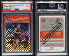 2016-17 Panini Donruss Optic Checkerboard Prizm Devin Booker #121 PSA 9 MINT