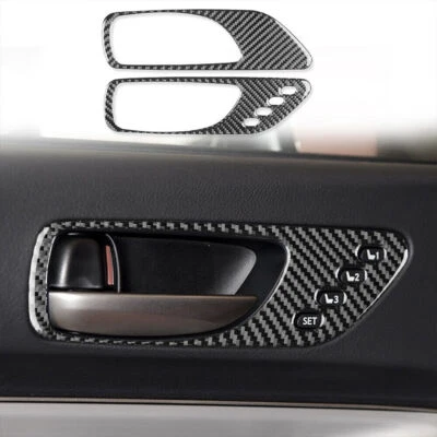For Lexus RC300 350 200T Vinyl Carbon Fiber Inner Door Handle Frame Cover Trim - Изображение 1 из 4
