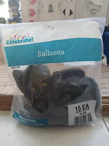 Way To Celebrate Luftballons 15 Zoll 30,4 schwarz - Bild 1 von 2