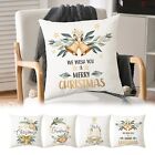 Christmas Pillow Covers 18x18 Inch Farmhouse Decorative Throw Pillow Cover