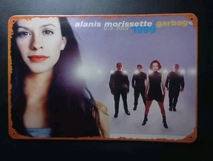 Blechschild Alanis Morissette Us Tour 1999 Garbage Band Wandbild Raumästhetik - Bild 1 von 1
