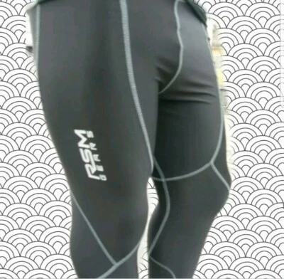 RSM GEARS MENS COMPRESSION WEARS FULL LONG PANT SIZES S 9,M 8, XL 4, XXL 12 - Image 1 of 3