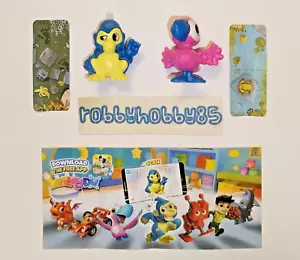 SERIE COMPLETA ANIMALI CON PENNELLO VQ049 - VQ050 + 2 BPZ KINDER ITALIA 2024/25 - Picture 1 of 1
