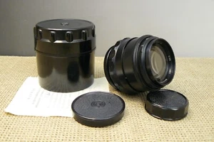 GIOVE - 9. Obiettivo F2/85mm URSS/Russo per fotocamera reflex M42. ECC!! (476) - Foto 1 di 9