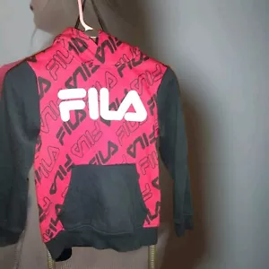 Fila Sweat Shirt (Black And Red) Boys Size 8 - Picture 1 of 5