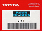 Nos Genuine Honda Splash Guard Screw Trx250 Atc200es Atc200s 90103-Vm4-000