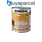 Ronseal 36865 Interior Varnish Quick Dry Matt Dark Oak 750ml RSLIVMDO750