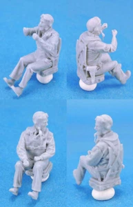 1/48 WWII US Navy Pilot & Rear Gunner set Vol.2 (Engaged, 2 figures) - Bild 1 von 1