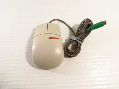 Vintage Compaq PS/2 Ball Mouse MUS9J-N Two Button, FREE 2-3 Day Ship!!! - Image 1 of 3