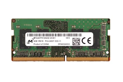 🔥 Micron 4GB 1Rx16 PC4-2400TSC0-11 Laptop Memory MTA4ATF51264HZ-2G3E1 - Image 1 of 2