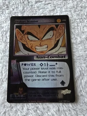 DBZ Dragon Ball Z FOIL Broken Scouter 209 CCG Unlimited Saiyan Saga MP - Image 1 of 4