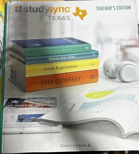 StudySync, Texas Edition, English 1 Volume 2, Teacher's Edition (See Photos ) - Imagen 1 de 2