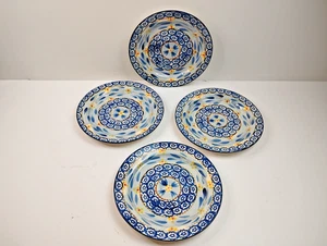 Temptations Alte Welt Blau 8 Zoll Vorzeigbar Ofen Salatteller 4er Set - Bild 1 von 4
