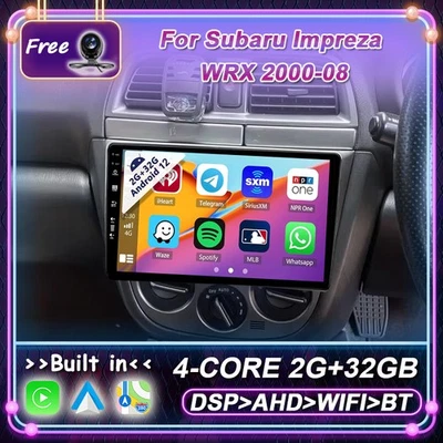 2GB+32GB Autoradio FÜR Subaru Impreza WRX 2000-2008 Android 14 Car Play GPS Navi - Bild 1 von 4