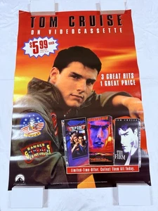 1996 Tom Cruise Top Gun Rolled Original 27x40 Movie Promo Poster Home Video - Picture 1 of 5