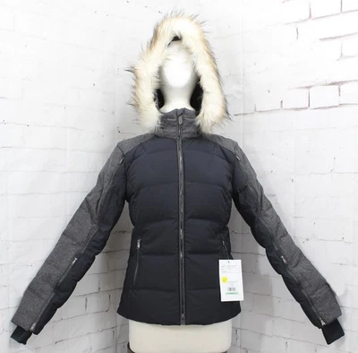 Spyder Fallline GTX Infinium Down Ski Jacket, Women's Size 8, Black New - Image 1 of 4