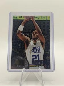 Scheda basket Fleer Metal 95-96 1995 #108 David Benoit Utah Jazz - Foto 1 di 2