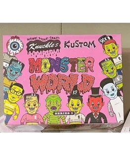 Headlock Studio Vinyl Mini Figure  Kustom Monster World Series 3 Sealed Box - Picture 1 of 3