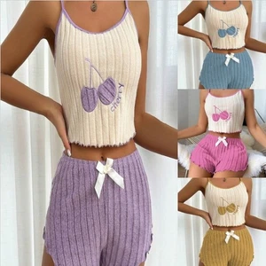 Sexy Lingerie Ruffles Underwear Women Plus Size Sleepwear Pajamas Set Nightwear - Picture 1 of 12