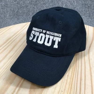 Бейсбольная кепка унисекс University Of Wisconsin Stout Port & Company синяя регулируемая - Изображение 1 из 4