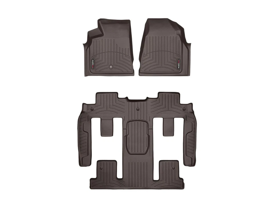 WeatherTech FloorLiner for 2008-2008 Saturn Outlook - Full Set, Cocoa - Image 1 of 4
