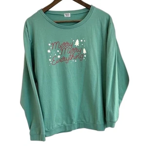 Sweet Peas Sweeties Urlaub Langarm Bio Baumwolle Oberteil Damen XL - Bild 1 von 11