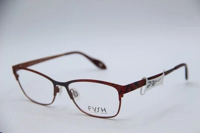 NUEVAS GAFAS FYSH 3573 704 NARANJA GUNMETAL VIOLETA MONTURAS AUTÉNTICAS 56-17 Foto 1 de 4