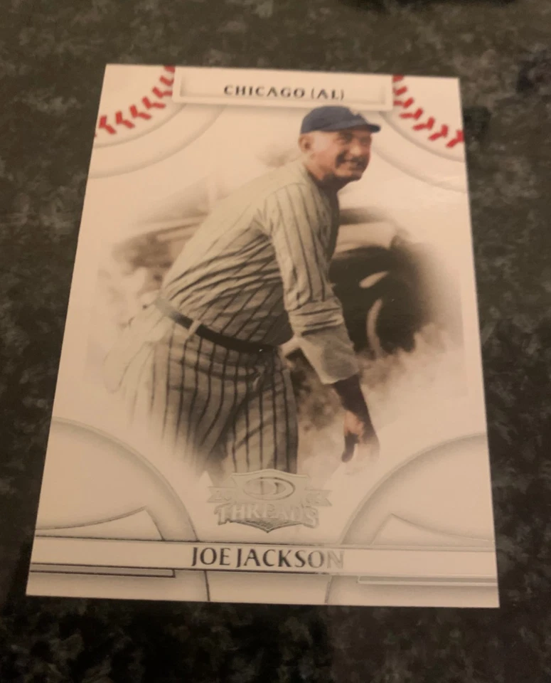 2008 Donruss Playoff Threads Reprint #9 JOE JACKSON (SHOELESS) - Image 1 of 2