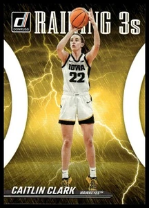Colección Panini Caitlin Clark 2024 #R1 Caitlin Clark Raining 3s - Imagen 1 de 2