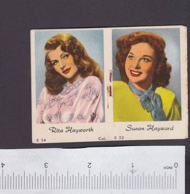 Album 4 Anonymous Dutch Trade Cards w/text 1950s Film Stars Hollywood Strips - Image 1 of 4