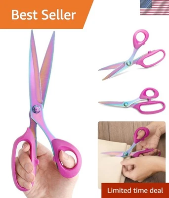 Professional Heavy Duty 8.3" Titanium Shears - Perfect for Tailoring & Quilting - Image 1 of 4