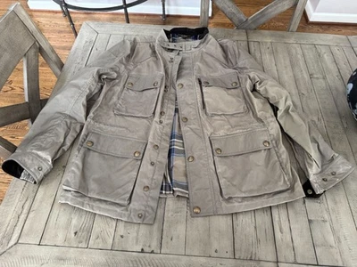 Куртка хлопковая Belstaff Service Fieldmaster сухой воск размер 56 - Изображение 1 из 4