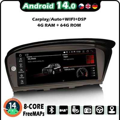 8.8"Carplay Autoradio Navi Bluetooth IPS DSP BMW 3/5er E91 E92 E93 E61 E63 CCC - Bild 1 von 4