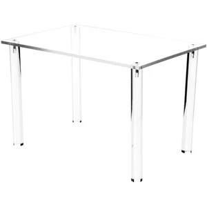 Plymor Espositore Rettangolare Acrilico Trasparente 4 Gambe, 8" H x 12" L x 8" D - Foto 1 di 1
