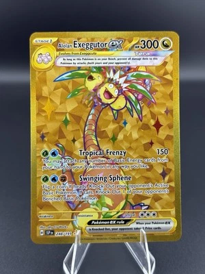 Alolan Exeggutor ex 248/191 Sv08: Surging Sparks Holo Hyper Rare - Image 1 of 2