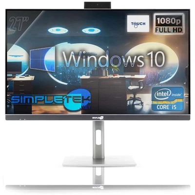 All IN One 27 " FHD Core i5 RAM 16GB SSD 480GB Gpu GT710 2GB Touch PC Windows 10 - Image 1 of 4