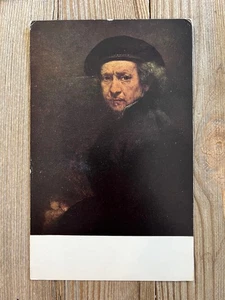 Vintage Postkarte Kunst Rembrandt National Gallery Washington DC Museum Künstler - Bild 1 von 2